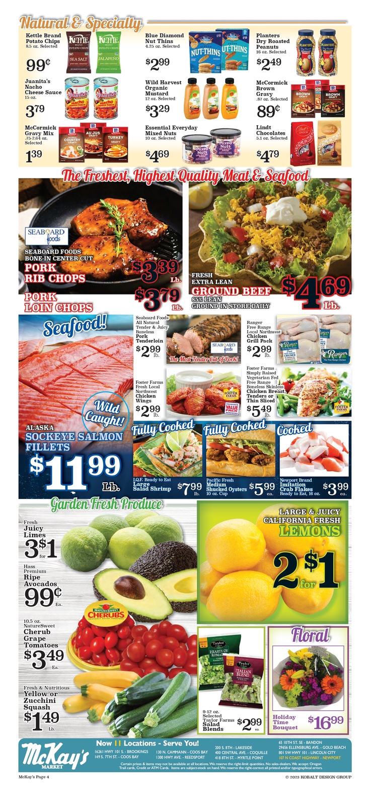 Print Weekly Specials | McKay's Market | Lincoln City - 801 S.W ...