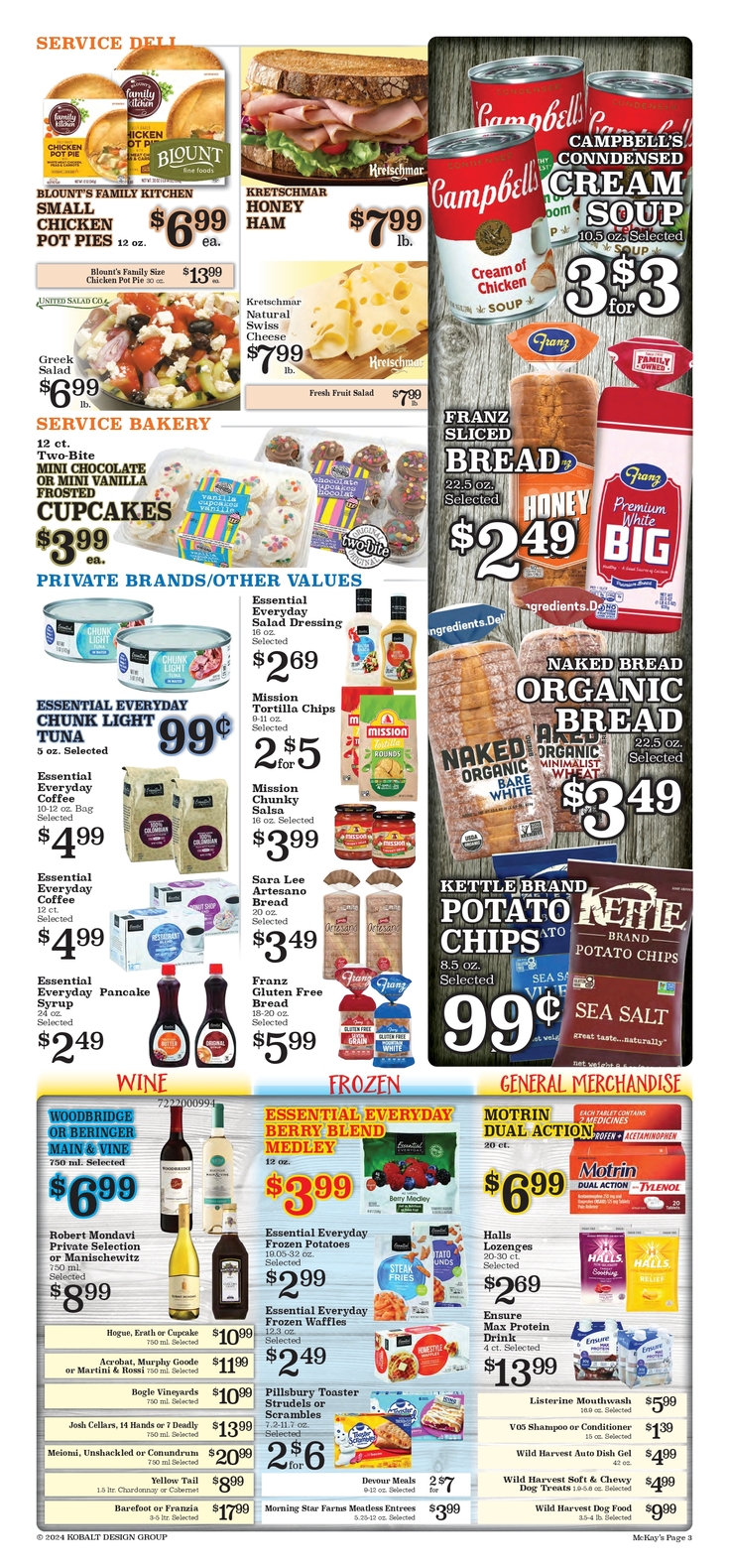 Print Weekly Specials McKay's Market Newport 107 N. COAST HWY