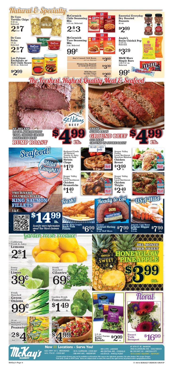 Print Weekly Specials | McKay's Market | Reedsport - 1300 Highway ...