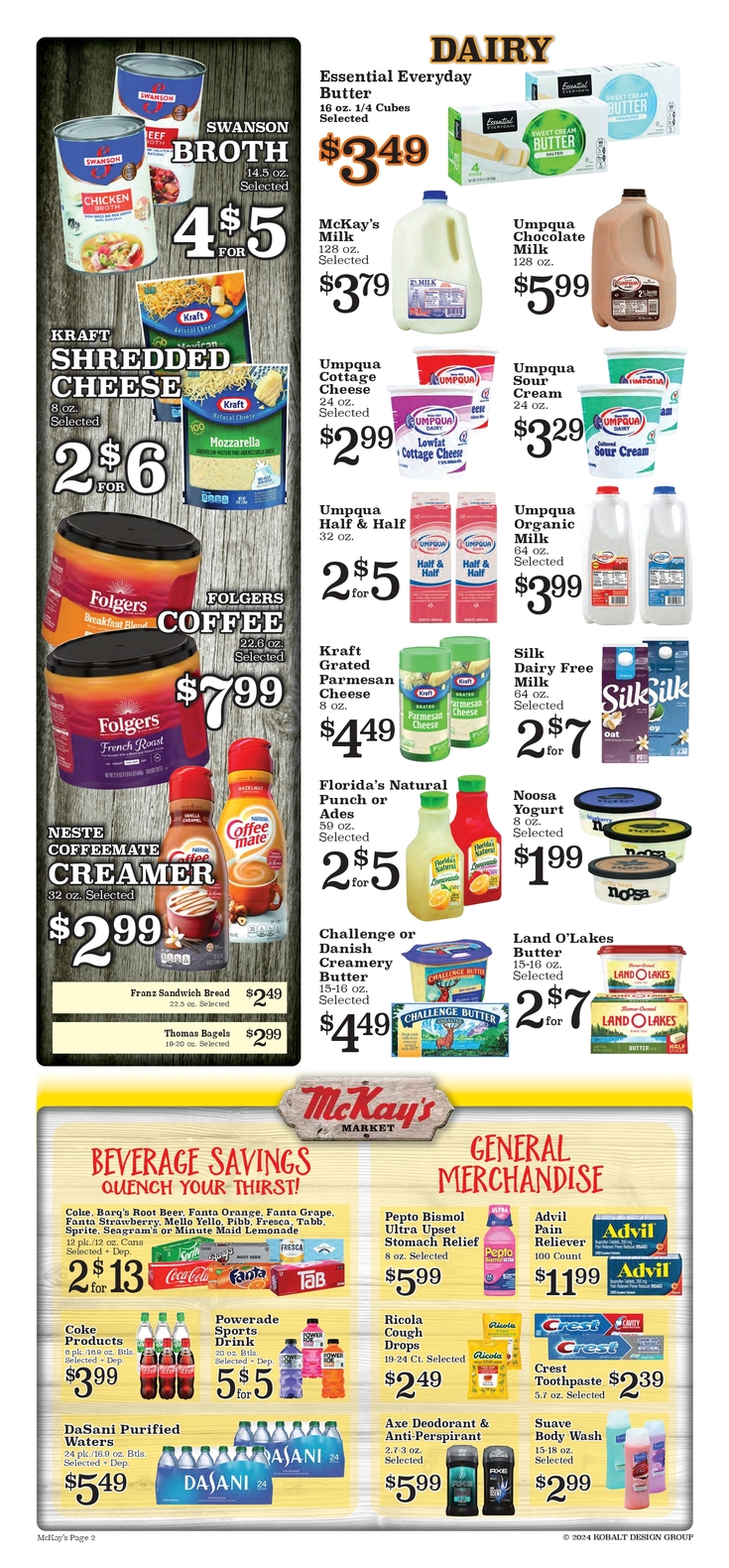 Print Weekly Specials McKay's Market Brookings 16261 Highway 101