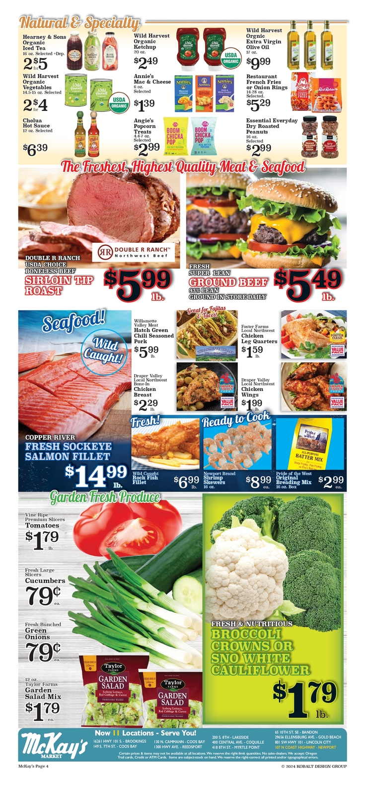 Print Weekly Specials | McKay's Market | Coos Bay - 130 N. Cammann St ...