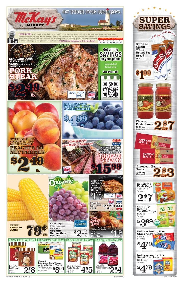 Print Weekly Specials | McKay's Market | Lincoln City - 801 S.W ...