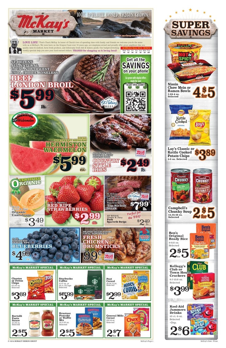 Print Weekly Specials | McKay's Market | Coos Bay - 130 N. Cammann St ...