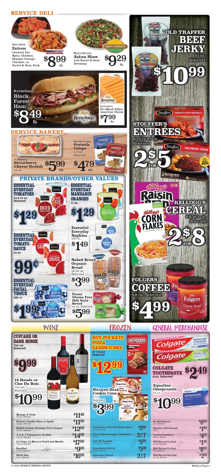 Print weekly specials mckay s market newport 107 n coast hwy